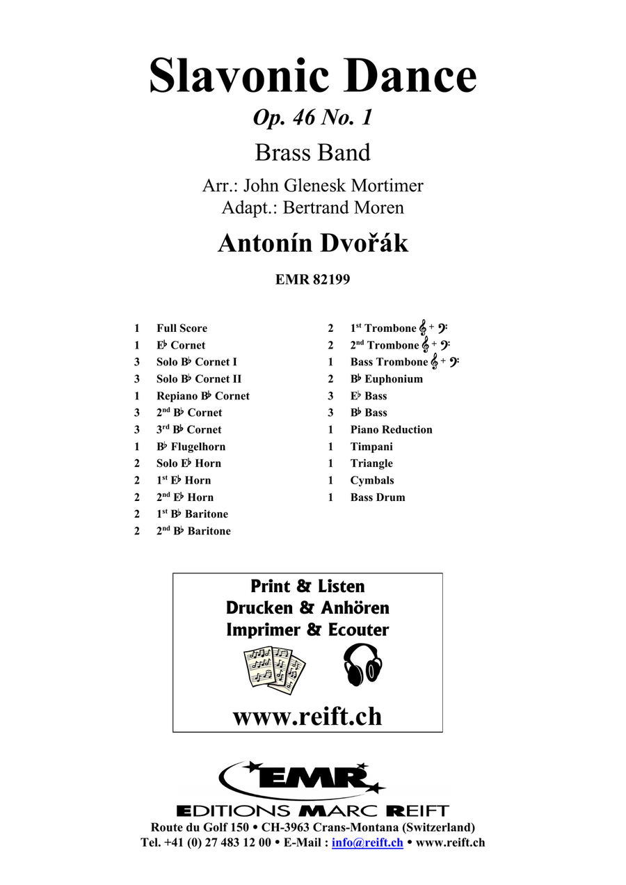 Slavonic Dance No. 1 Slavonic Dance No. 1 Brass Band scores gallery preview page 2
