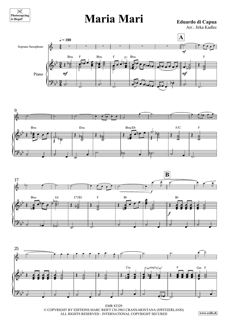 Maria Mari Maria Mari Soprano Saxophone scores gallery preview page 4