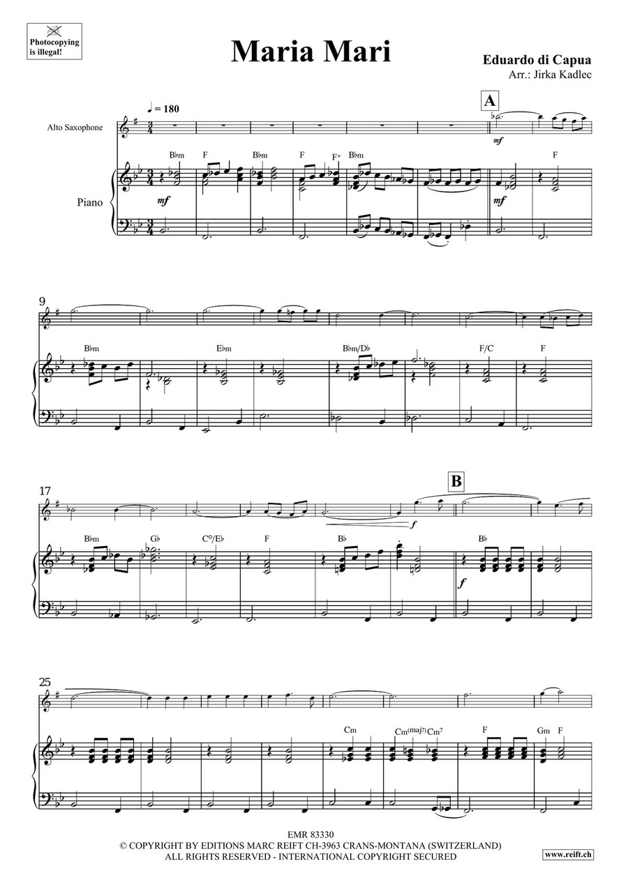 Maria Mari Maria Mari Alto Saxophone scores gallery preview page 4