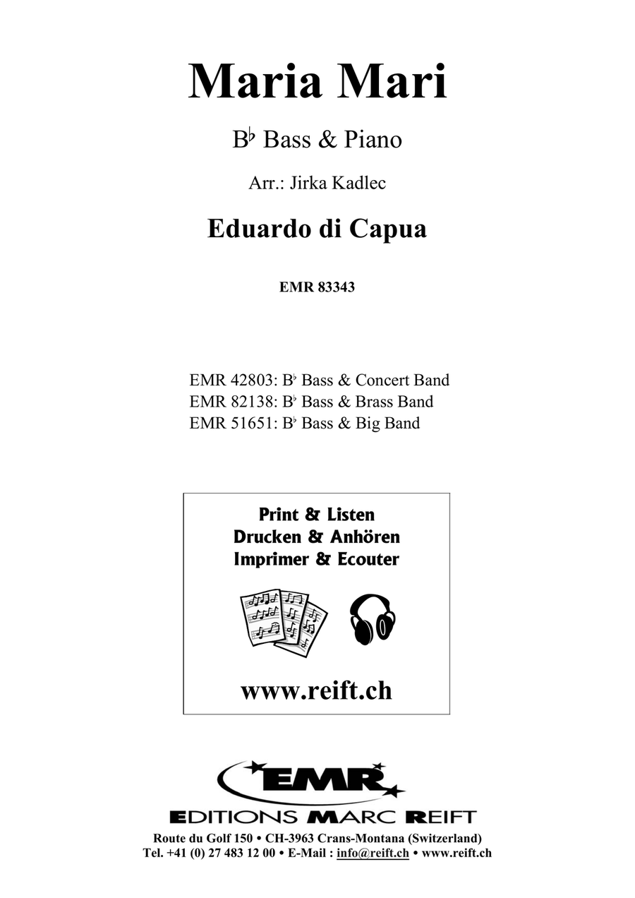 Maria Mari by Eduardo Di Capua Voice Solo - Sheet Music page 2