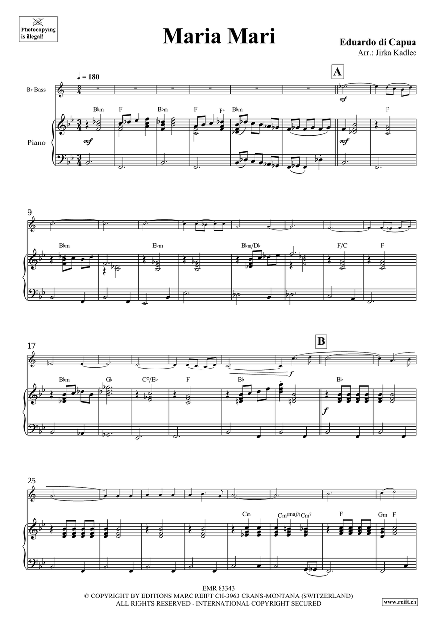 Maria Mari by Eduardo Di Capua Voice Solo - Sheet Music page 4