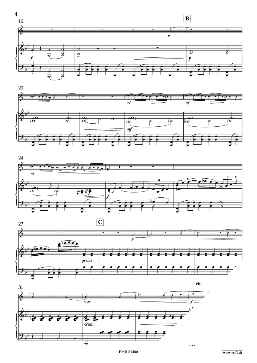 Georgian Song Georgian Song Euphonium scores gallery preview page 4
