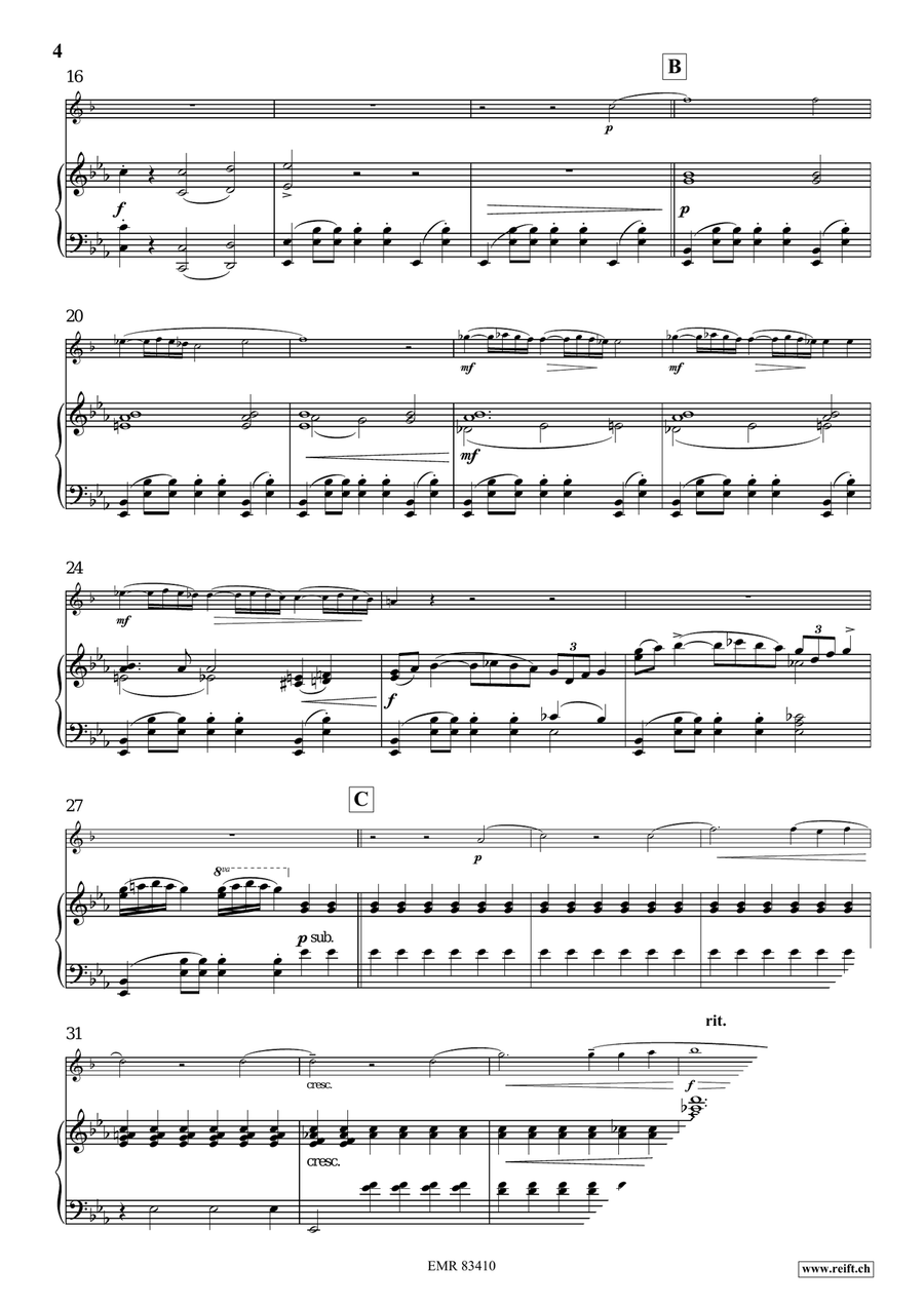 Georgian Song Georgian Song Clarinet Solo scores gallery preview page 4