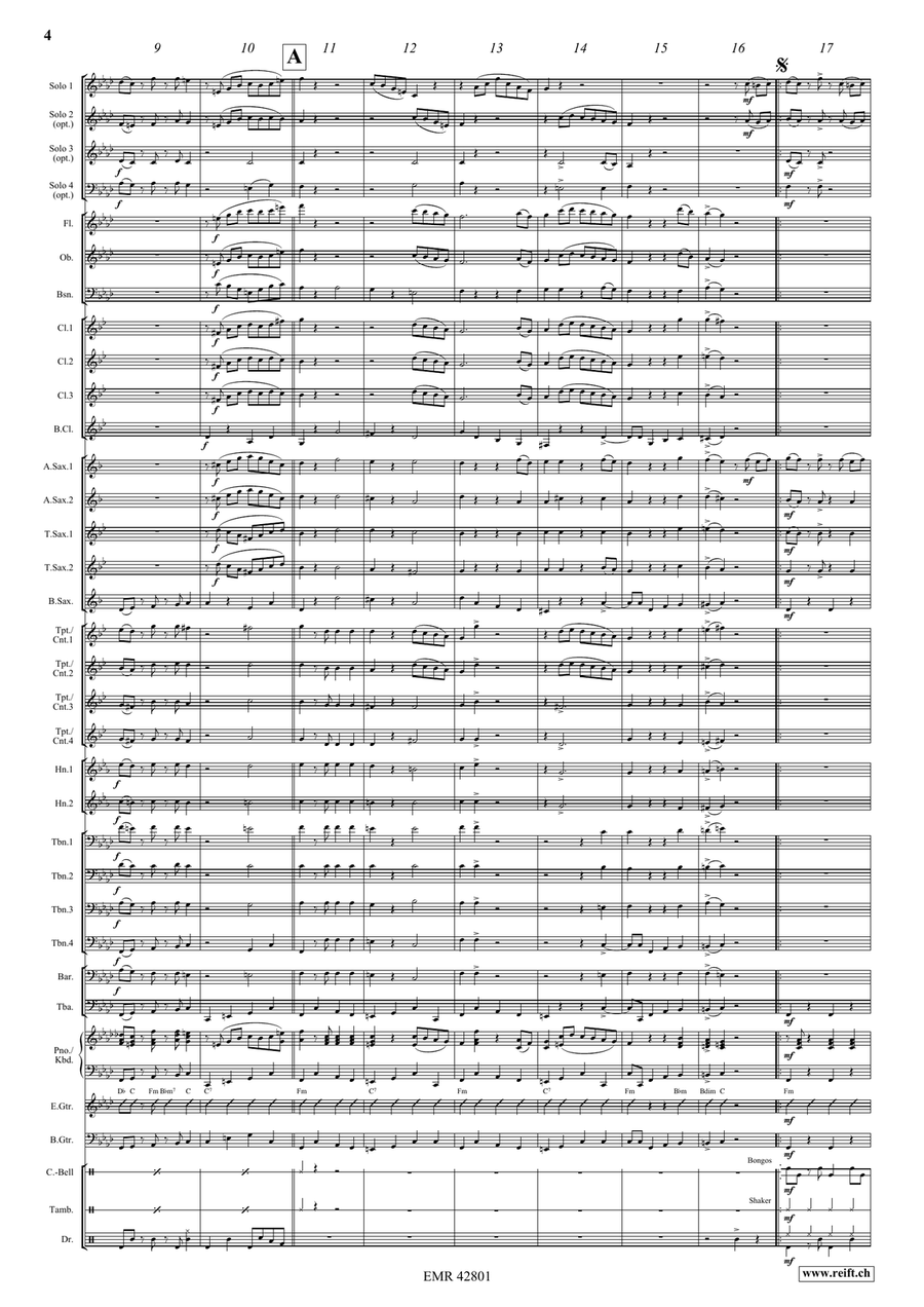 Tico - Tico by Jerome Naulais Concert Band - Sheet Music page 5