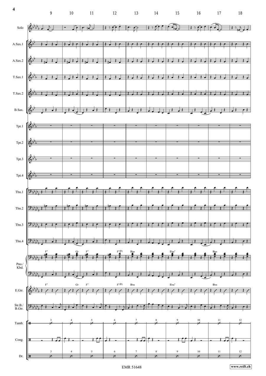 Dark Eyes Bassoon scores gallery preview page 4