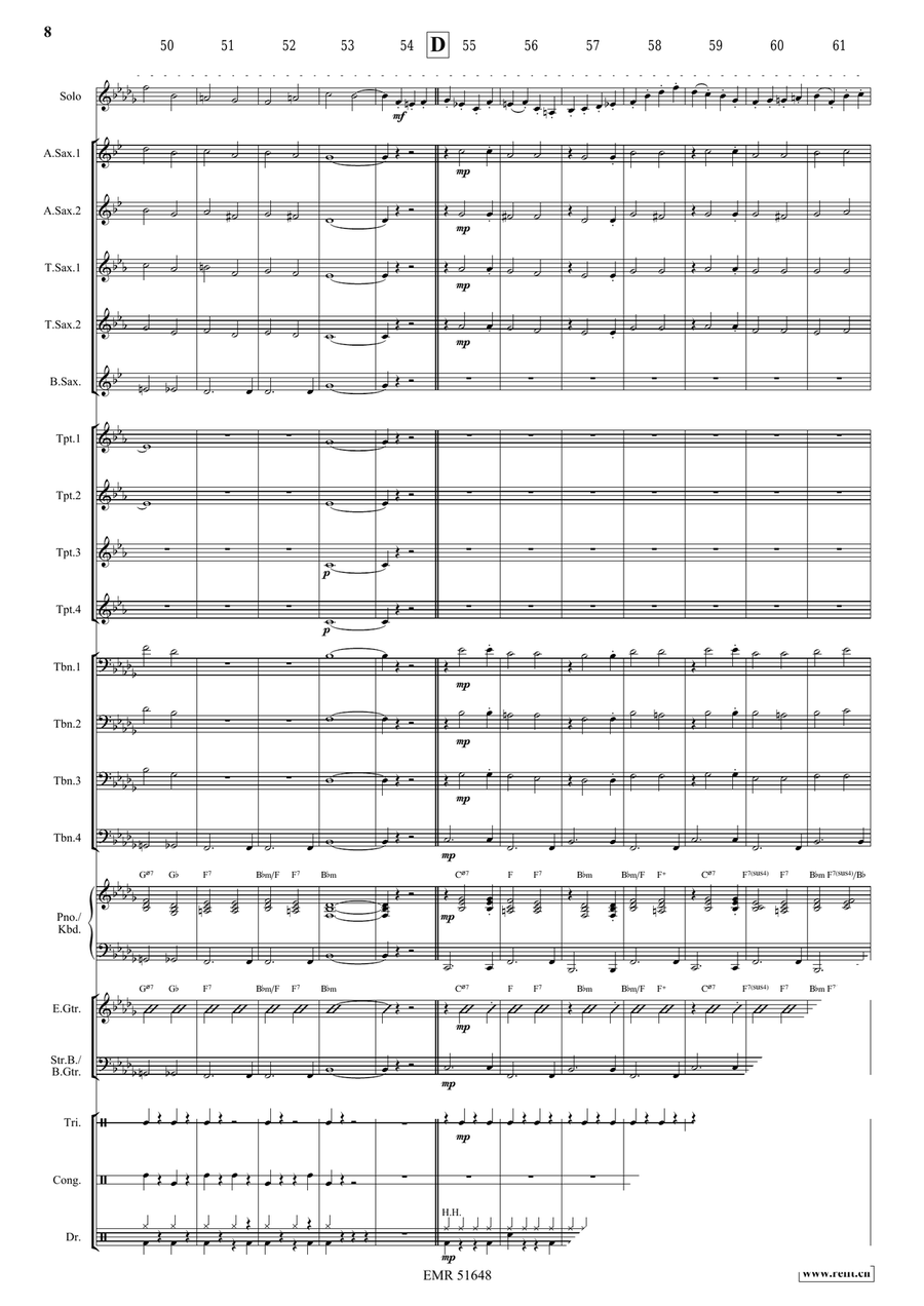 Dark Eyes Bassoon scores gallery preview page 8