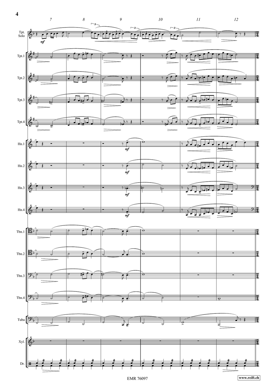 Ballad for Trumpet Ballad for Trumpet Trumpet scores gallery preview page 4