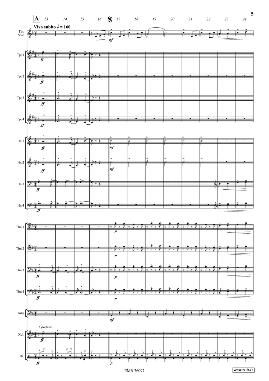 Ballad for Trumpet Ballad for Trumpet Trumpet scores gallery preview page 5