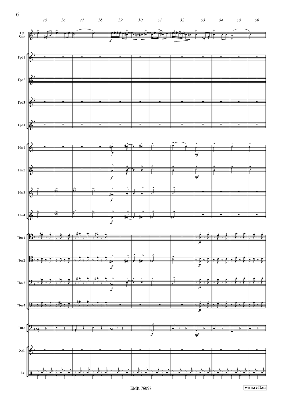 Ballad for Trumpet Ballad for Trumpet Trumpet scores gallery preview page 6