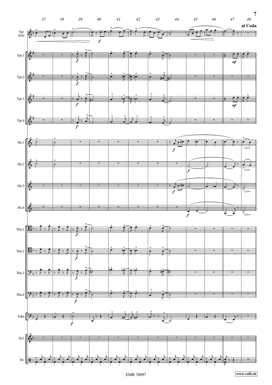 Ballad for Trumpet Ballad for Trumpet Trumpet scores gallery preview page 7