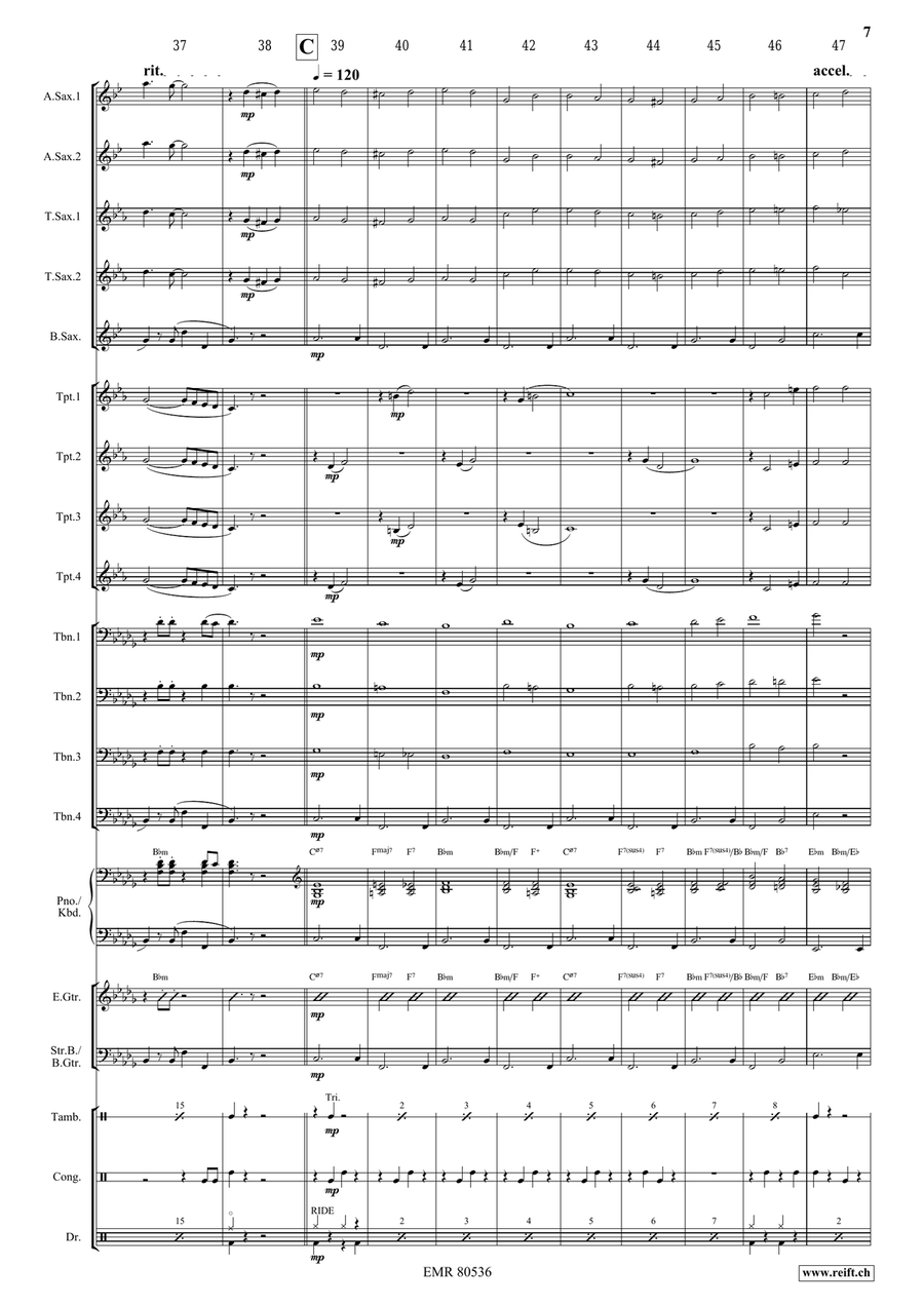 Dark Eyes Dark Eyes Big Band scores gallery preview page 7
