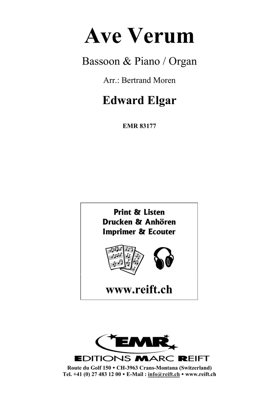 Ave Verum Ave Verum Bassoon Solo scores gallery preview page 2