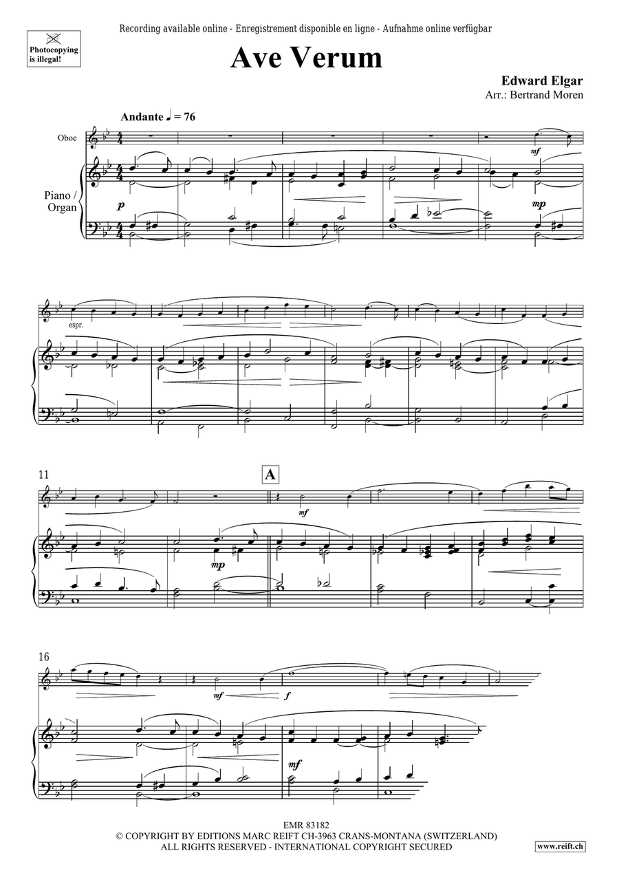 Ave Verum Ave Verum Organ scores gallery preview page 3