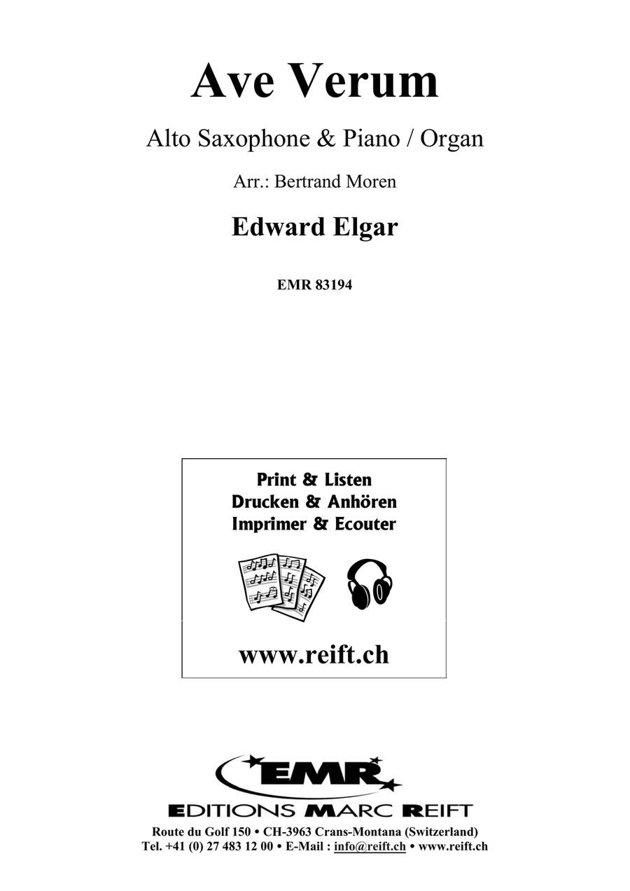 Ave Verum Ave Verum Alto Saxophone scores gallery preview page 2