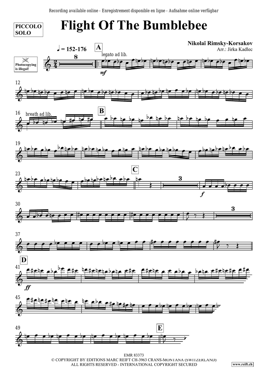 Flight Of The Bumblebee Flight Of The Bumblebee Piccolo scores gallery preview page 3