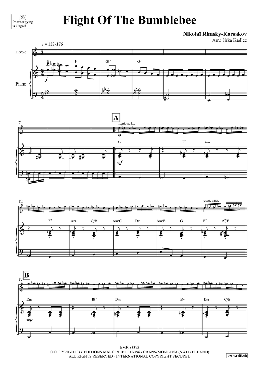 Flight Of The Bumblebee Flight Of The Bumblebee Piccolo scores gallery preview page 4