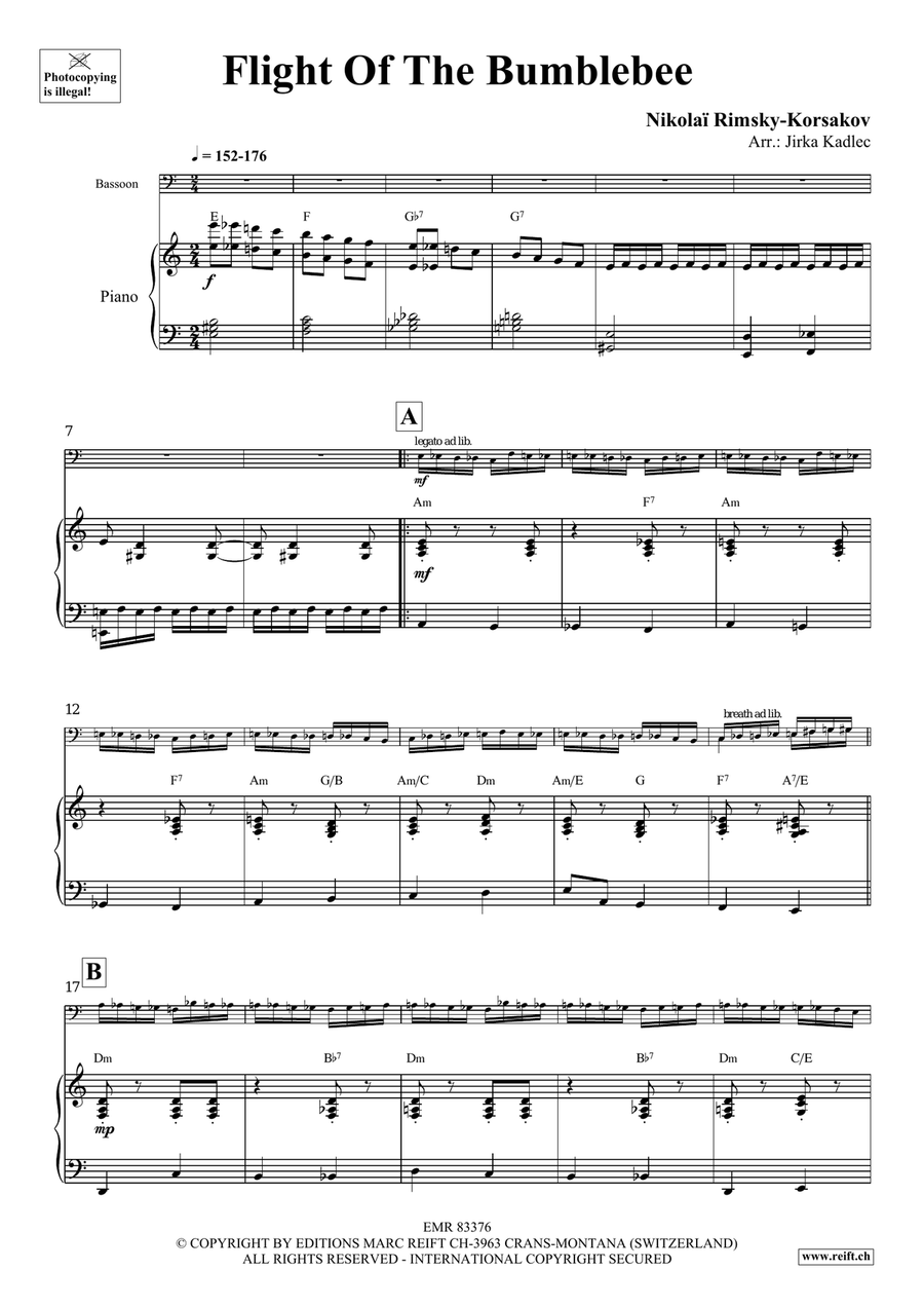 Flight Of The Bumblebee Flight Of The Bumblebee Bassoon Solo scores gallery preview page 4