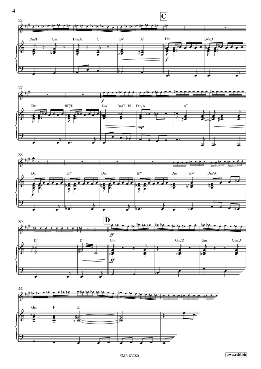 Flight Of The Bumblebee Flight Of The Bumblebee Alto Saxophone scores gallery preview page 5