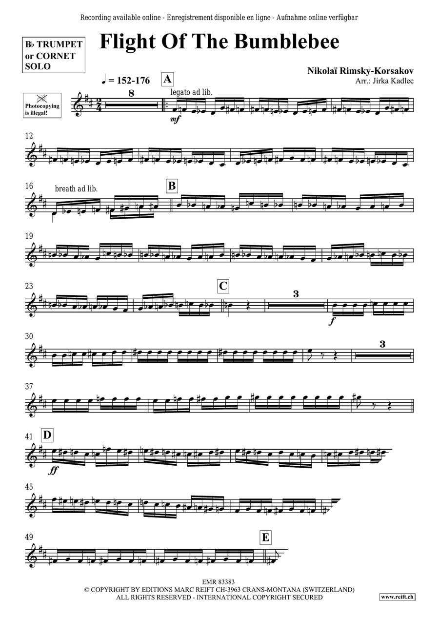 Flight Of The Bumblebee Flight Of The Bumblebee Cornet scores gallery preview page 3