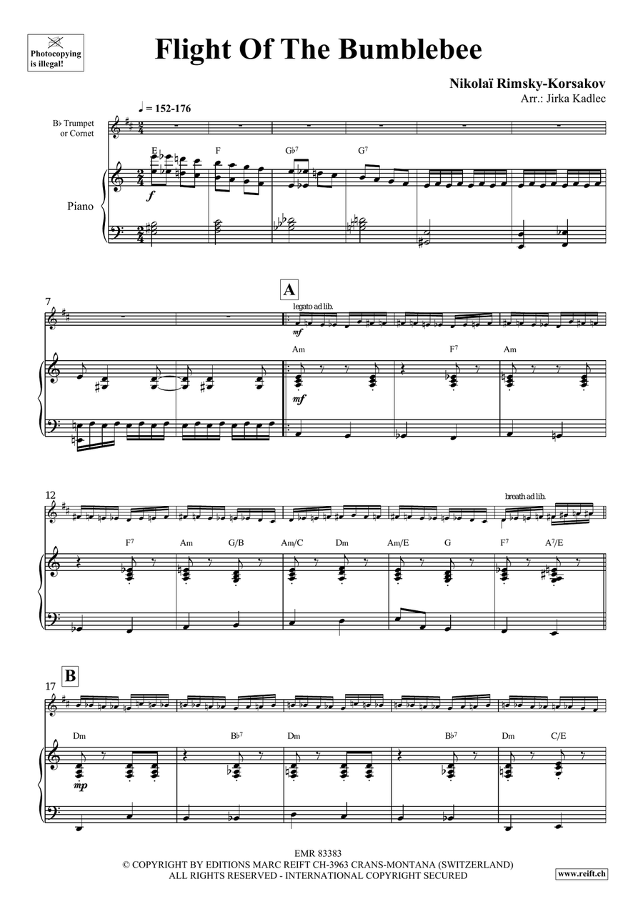 Flight Of The Bumblebee Flight Of The Bumblebee Cornet scores gallery preview page 4