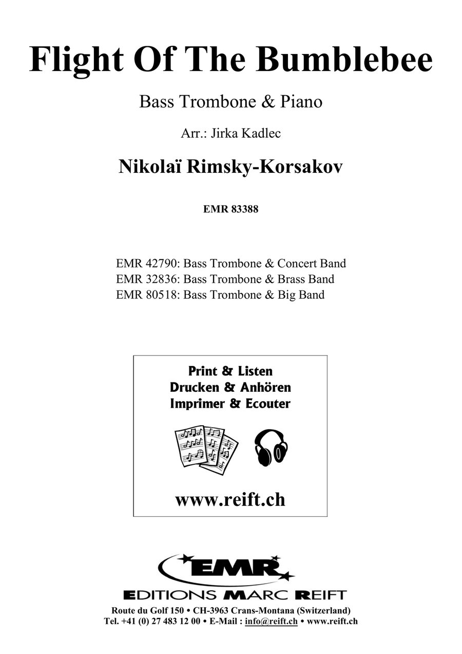 Flight Of The Bumblebee Flight Of The Bumblebee Bass Trombone scores gallery preview page 2