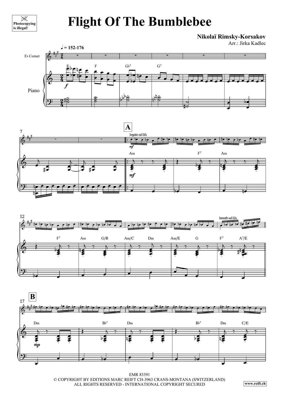 Flight Of The Bumblebee Flight Of The Bumblebee Cornet scores gallery preview page 4