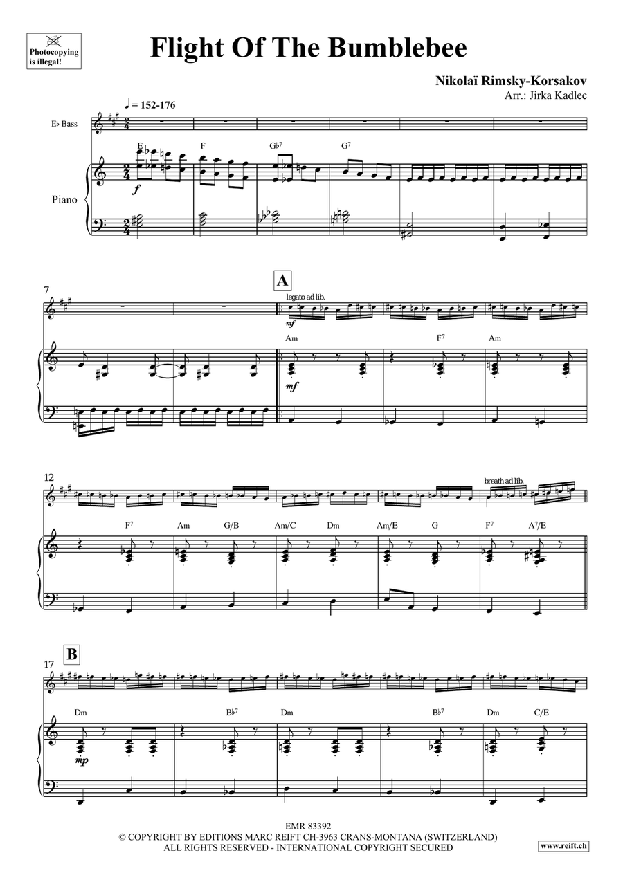 Flight Of The Bumblebee Flight Of The Bumblebee Voice Solo scores gallery preview page 4