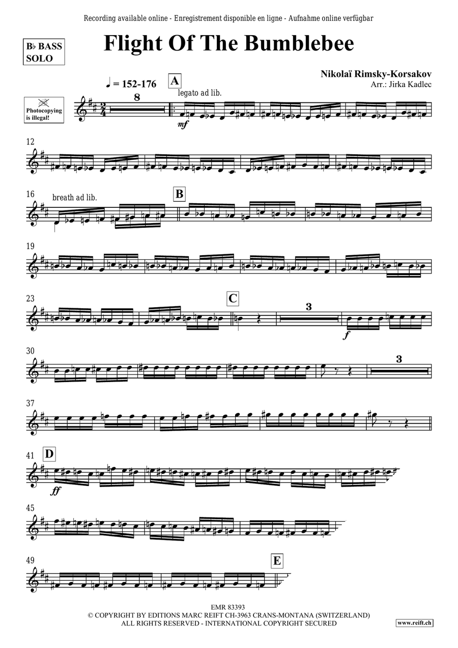 Flight Of The Bumblebeee Flight Of The Bumblebeee Voice Solo scores gallery preview page 3
