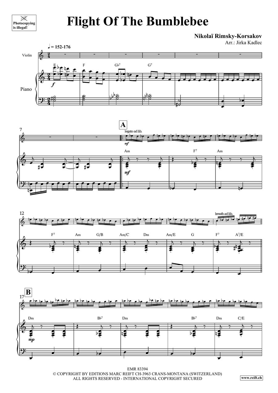 Flight Of The Bumblebee Flight Of The Bumblebee Violin Solo scores gallery preview page 4