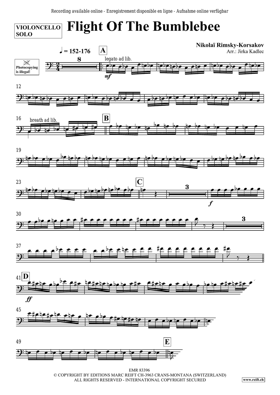Flight Of The Bumblebee Flight Of The Bumblebee Piano Accompaniment scores gallery preview page 3
