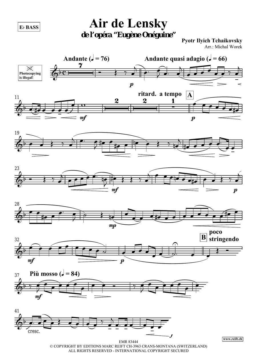 Air de Lensky Air de Lensky Voice Solo scores gallery preview page 3