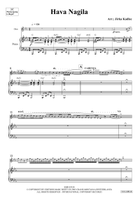 Hava Nagila Piano Accompaniment scores gallery preview page 4