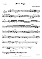 Hava Nagila Horn scores gallery preview page 3