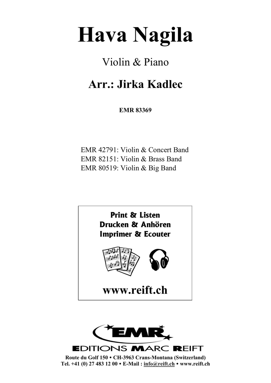 Hava Nagila Hava Nagila Violin Solo scores gallery preview page 2
