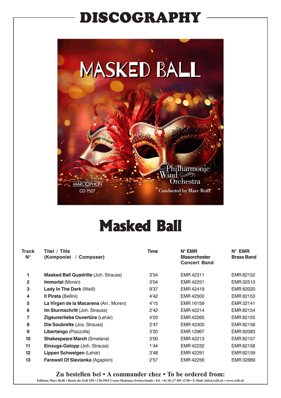 Masked Ball Quadrille Masked Ball Quadrille Brass Band scores gallery preview page 3