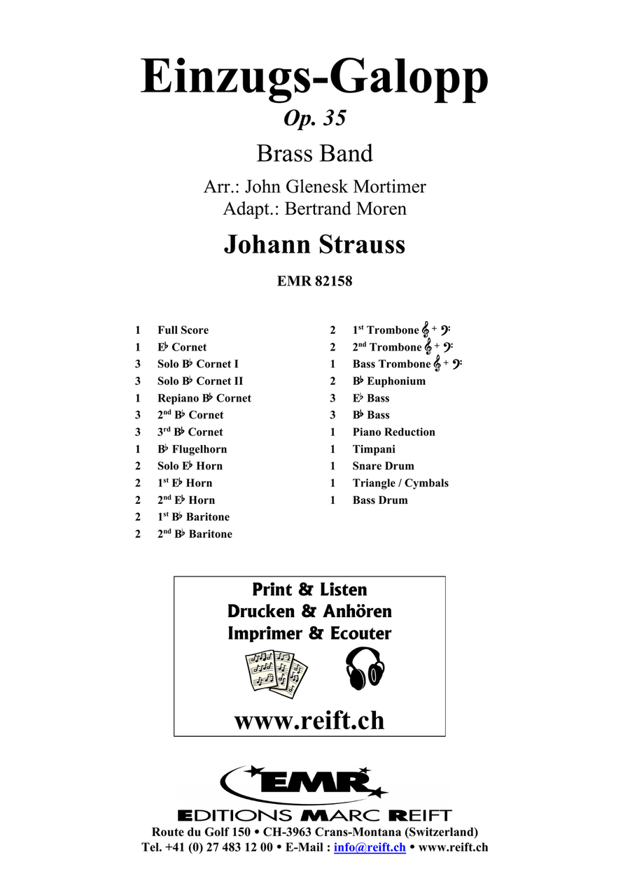 Einzugs-Galopp Einzugs-Galopp Brass Band scores gallery preview page 2