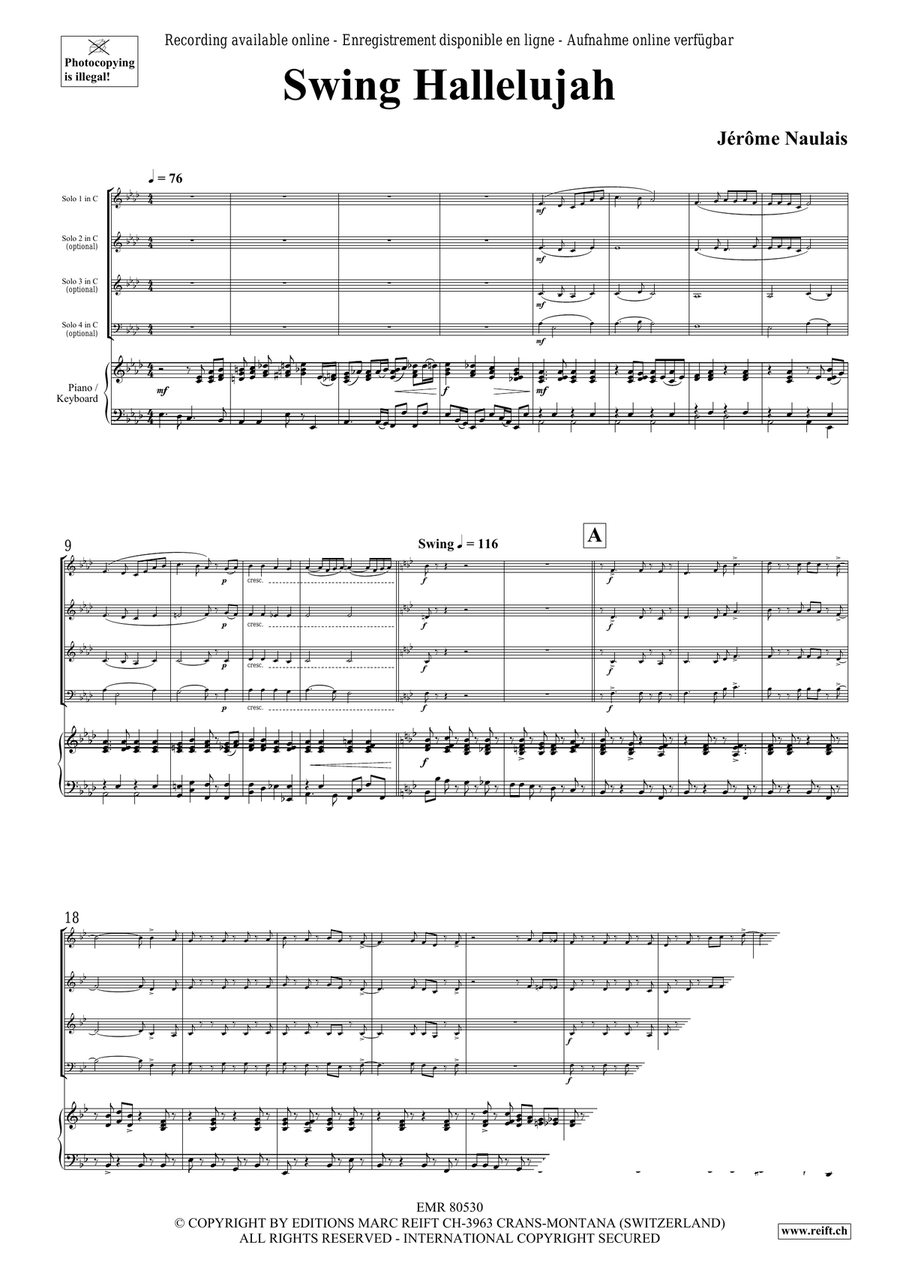 Swing Hallelujah Swing Hallelujah Piano Accompaniment scores gallery preview page 4
