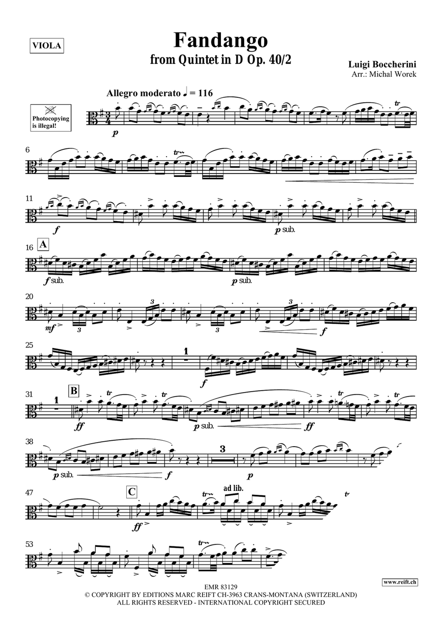 Fandango Fandango Piano Accompaniment scores gallery preview page 3
