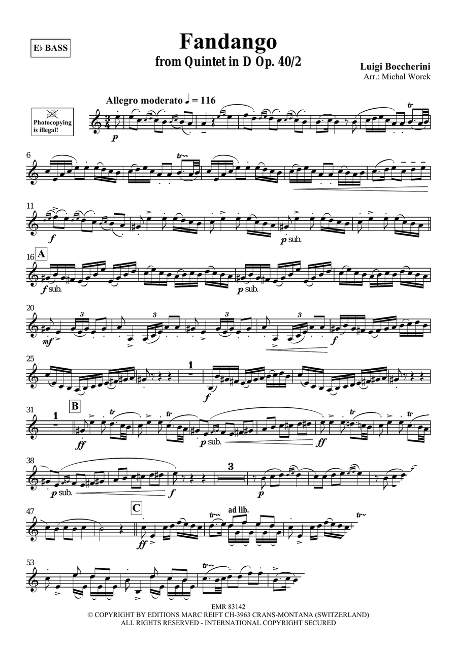 Fandango Fandango Voice Solo scores gallery preview page 3
