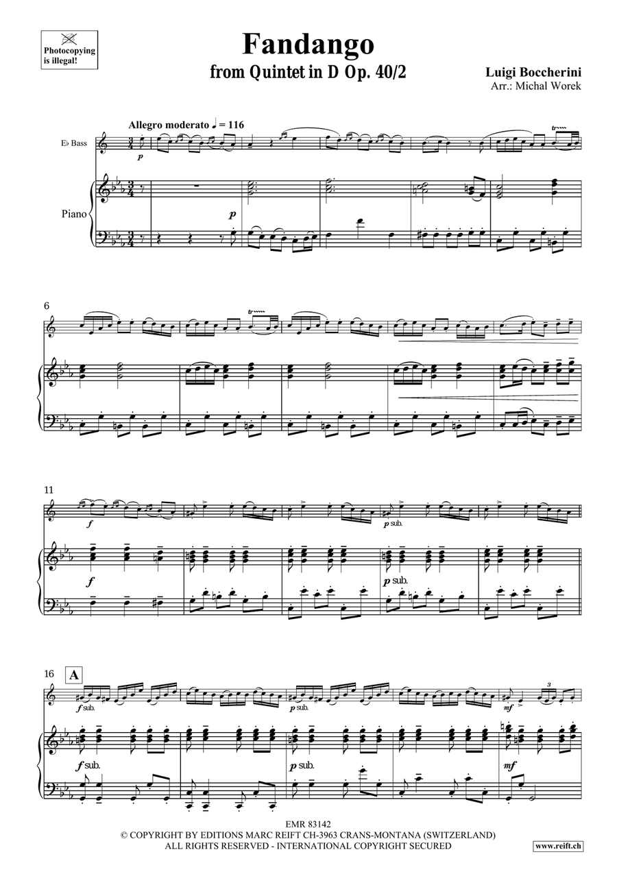Fandango Fandango Voice Solo scores gallery preview page 4