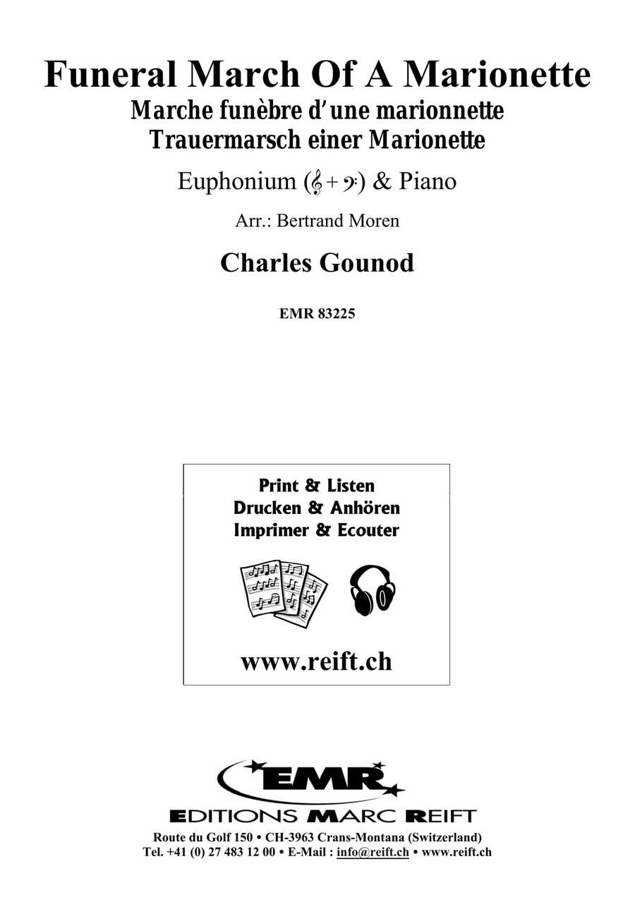 Funeral March Of A Marionette Euphonium scores gallery preview page 2
