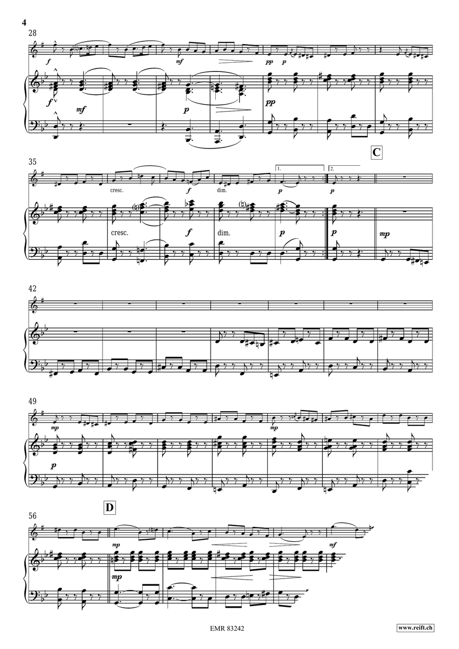 Funeral March Of A Marionette Cornet scores gallery preview page 5