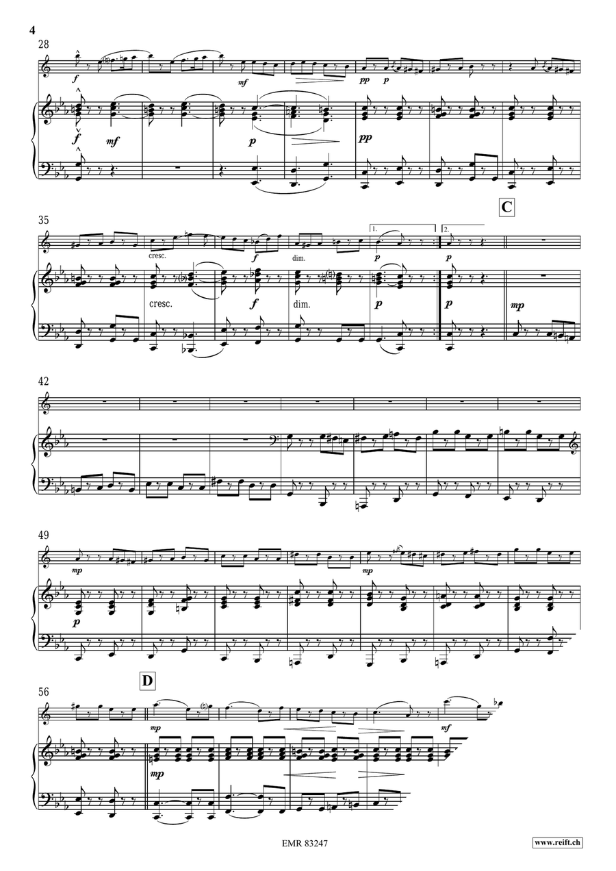 Funeral March Of A Marionette Alto Saxophone scores gallery preview page 5