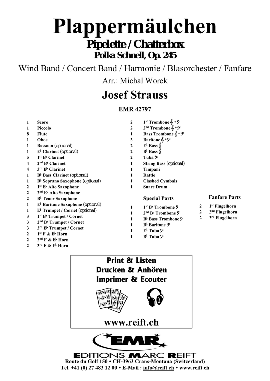 Plappermäulchen Plappermäulchen Concert Band scores gallery preview page 2