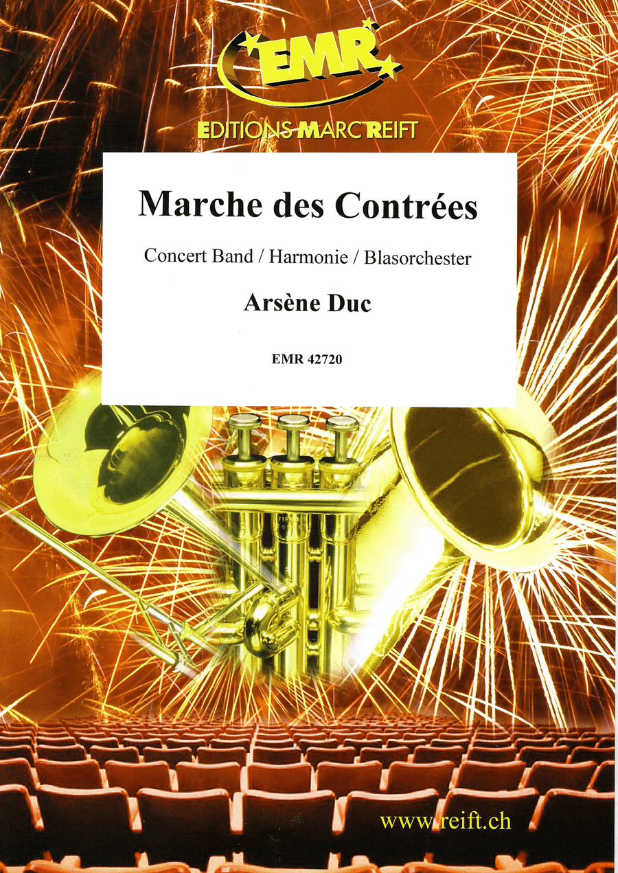 Marche des Contrées Marche des Contrées Concert Band scores gallery preview page 1