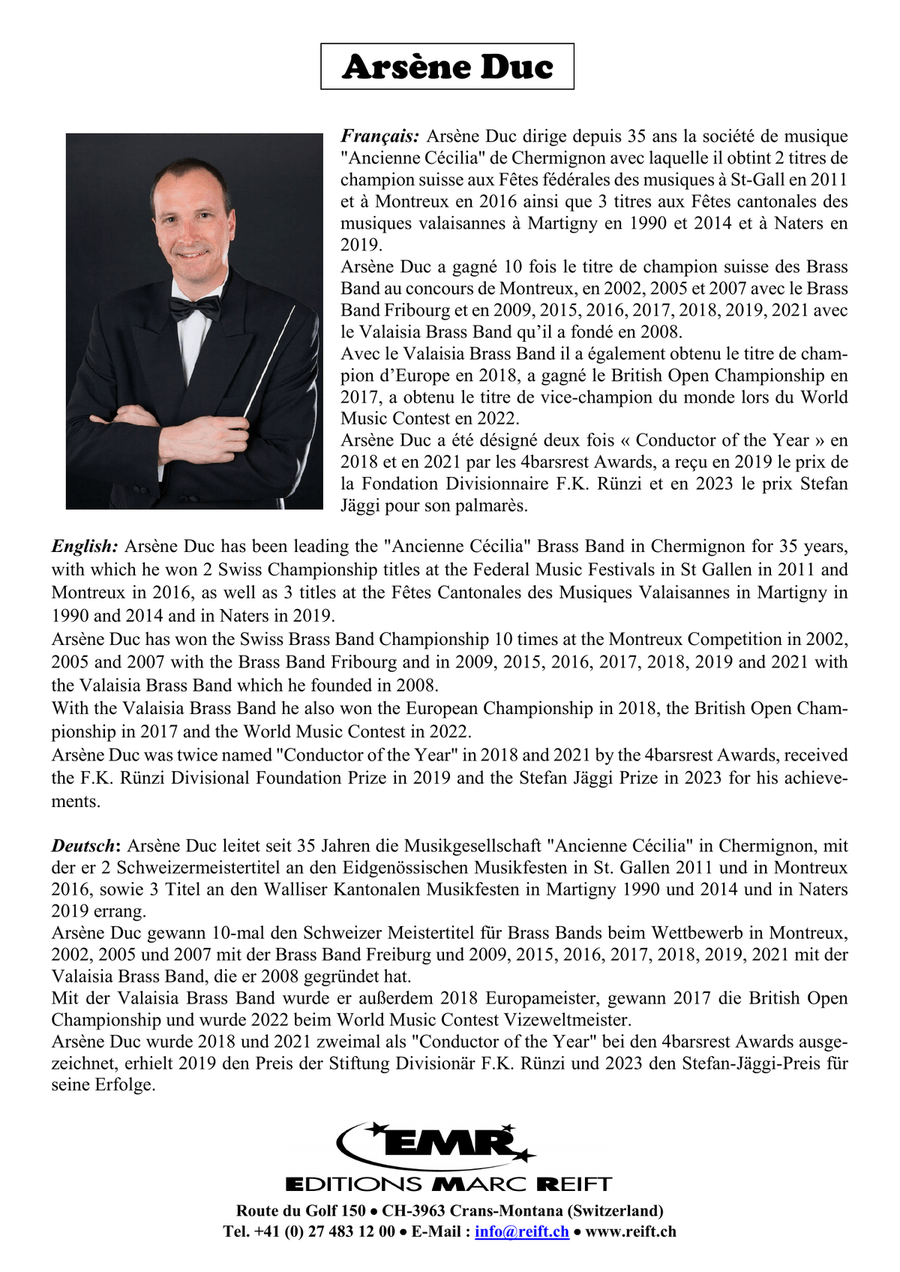 Marche des Contrées Marche des Contrées Concert Band scores gallery preview page 4