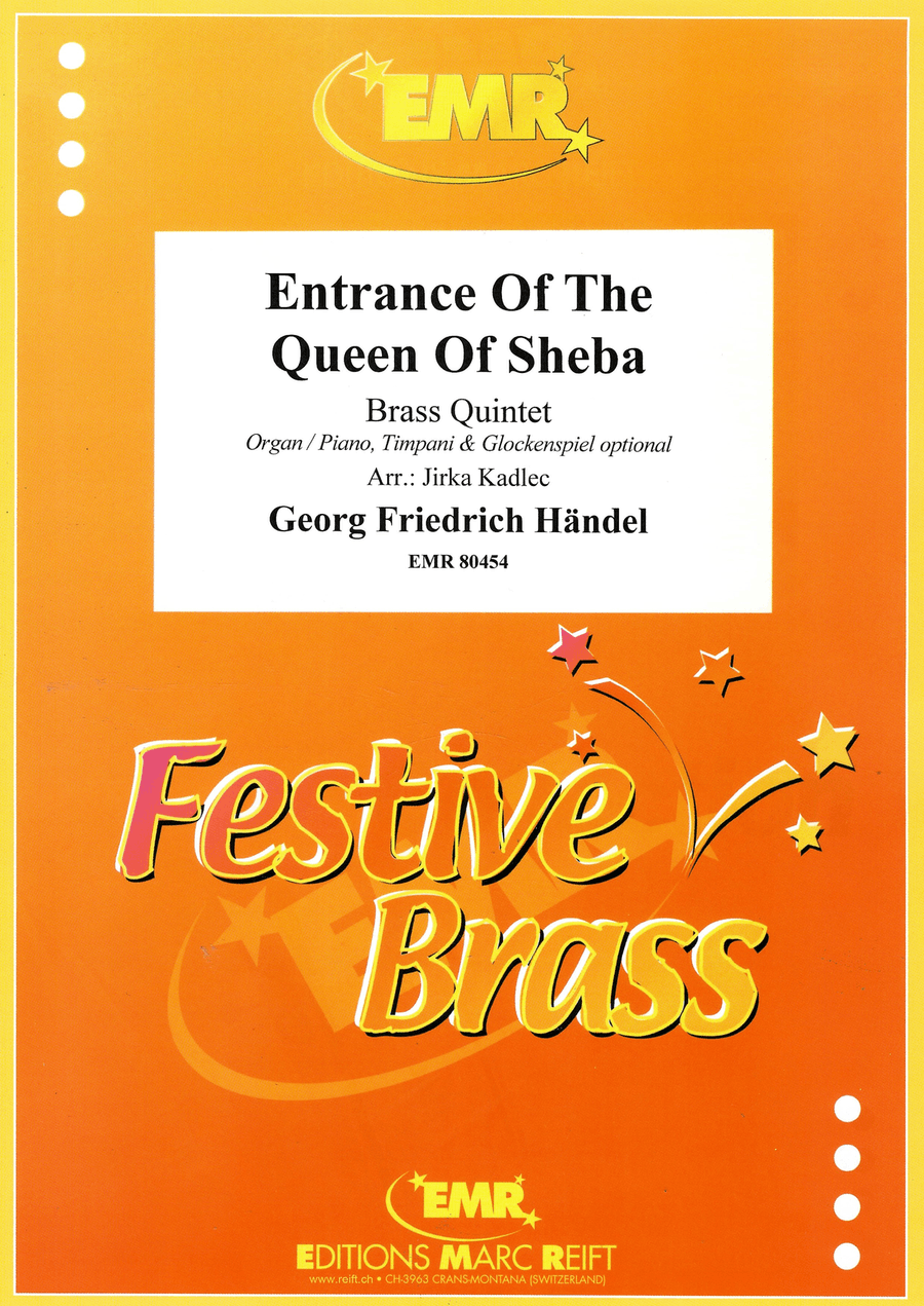 Entrance Of The Queen Of Sheba Brass Quintet scores gallery preview page 1
