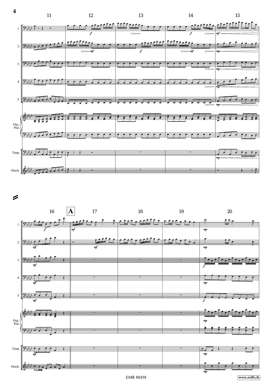 Entrance Of The Queen Of Sheba Bassoon scores gallery preview page 4