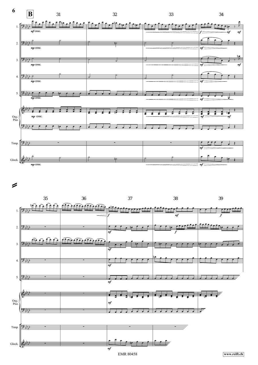 Entrance Of The Queen Of Sheba Bassoon scores gallery preview page 6