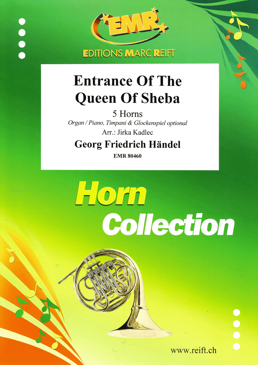 Entrance Of The Queen Of Sheba Horn scores gallery preview page 1